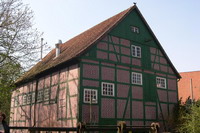 Fachwerk der alten Wasserm�hle