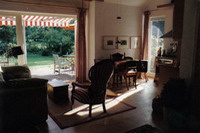 Gem�tliches Wohnzimmer der Ferienwohnung