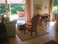 Gem�tliches Wohnzimmer der Ferienwohnung