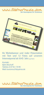 Flyer zur Fischerhude-Portal www.fischerhude-app.de