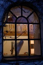 Fenster der Fischerhuder Galerie