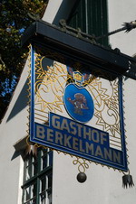 Schild vom Gasthof Berkelmann