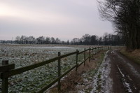 Wanderweg im Winter